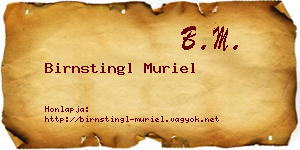 Birnstingl Muriel névjegykártya